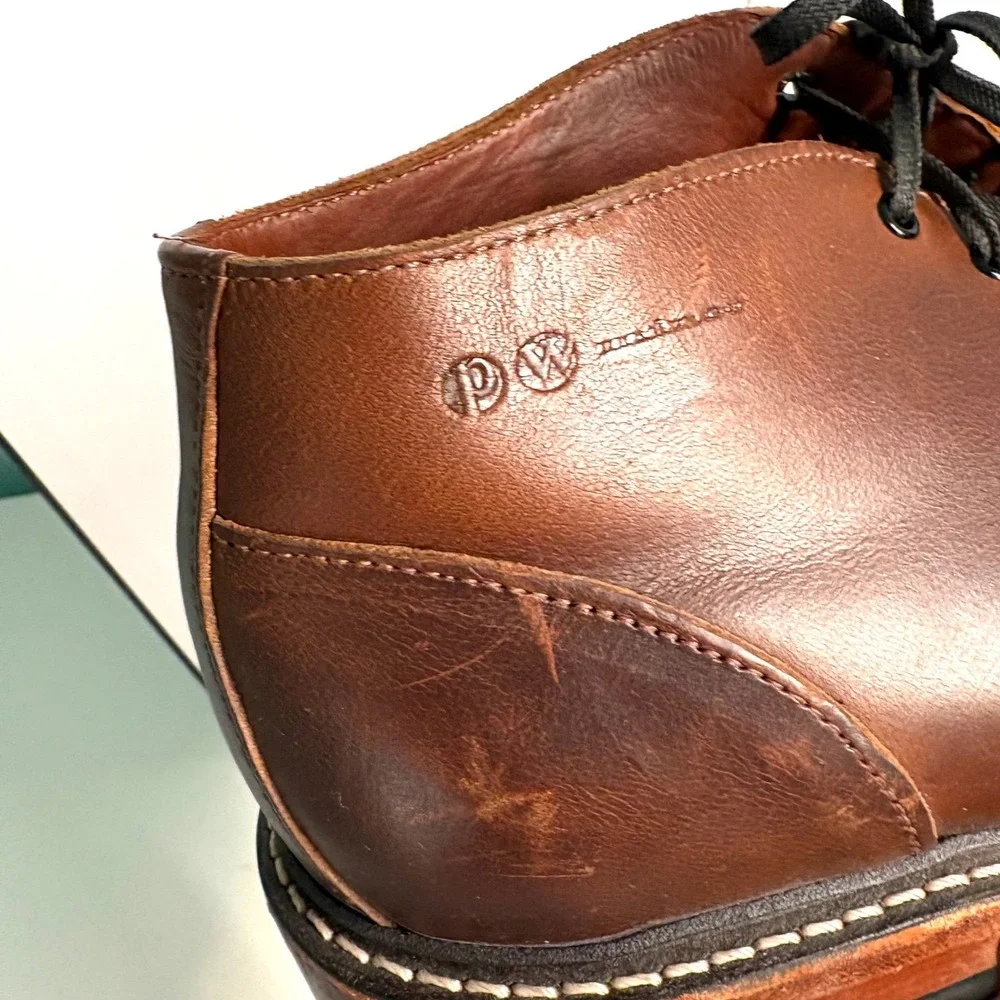 P.W.‎ Minor Men's Brown Leather Ankle Boot in Size 8